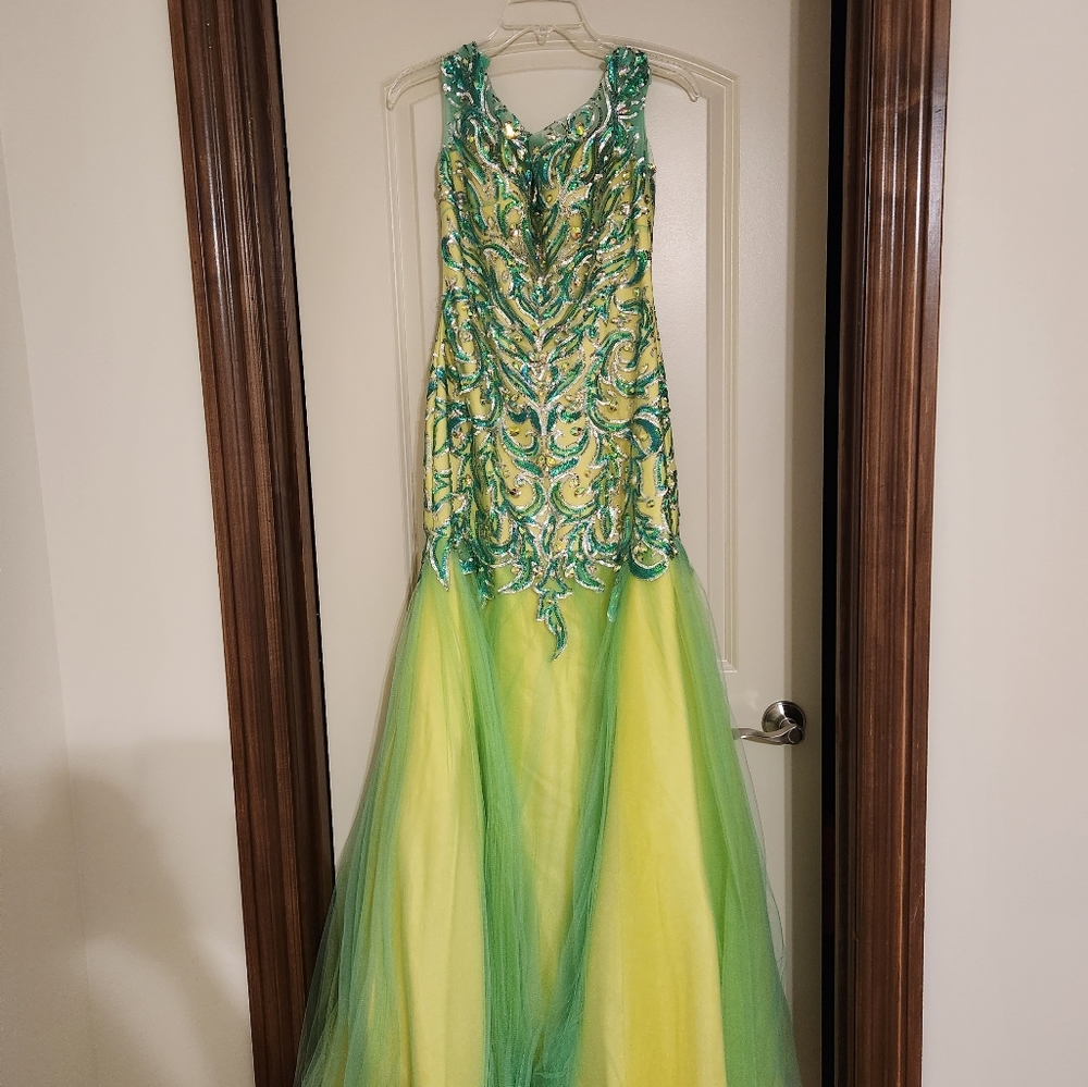 Quinceanera dress prom dress mermaid style dress